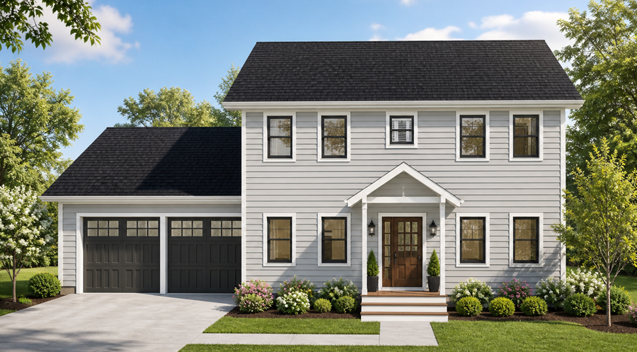 The Brookfield home exterior